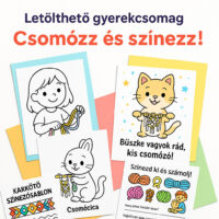 Csomózz és színezz! – Letölthető gyerekcsomag